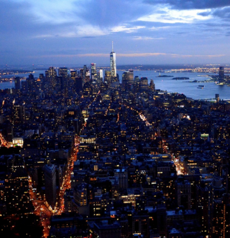 Image of New York City from above